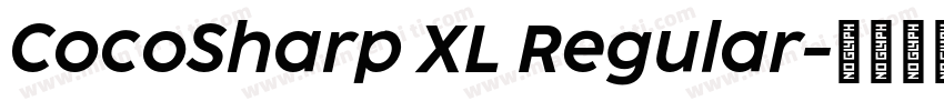 CocoSharp XL Regular字体转换